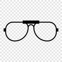 eyeglasses, spectacles, prescription glasses, sunglasses icon svg