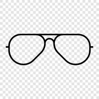 eyeglasses, contact lenses, prescription lenses, vision care icon svg