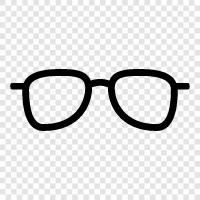 eyeglasses, spectacles, prescription glasses, sunglasses icon svg