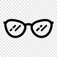 eyeglasses, prescription glasses, sunglasses, sun glasses icon svg