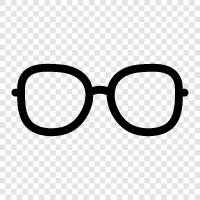 eyeglasses, prescription glasses, sunglasses, reading glasses icon svg