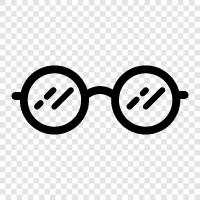 eyeglasses, sunglasses, corrective lenses, Glasses icon svg