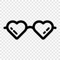 eyeglasses, spectacles, prescription glasses, sunglasses icon svg