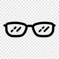 eyeglasses, spectacles, specs, frames icon svg