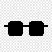 eyeglasses, sunglasses, corrective lenses, prescription lenses icon svg