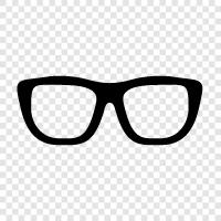 eyeglasses, sunglasses, prescription glasses, eyewear icon svg