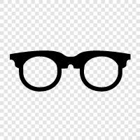 eyeglasses, spectacles, reading glasses, sunglasses icon svg