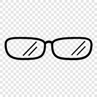 eyeglasses, specs, frames, sunglasses icon svg