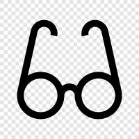 eyeglasses, spectacles, contacts, lense icon svg