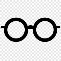 eyeglasses, spectacles, reading glasses, Glasses icon svg