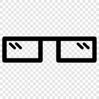 eyeglasses, spectacles, contact lenses, sunglasses icon svg