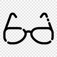 eyeglasses, spectacles, reading glasses, sunglasses icon svg