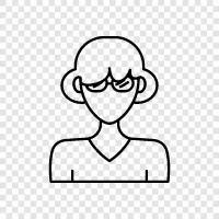 eyeglasses woman, women with glasses, eyeglasses for women, woman with glasses icon svg