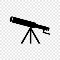 eyepiece, binoculars, optical, astronomical icon svg