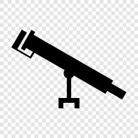 eyepiece, magnification, telescope mount, astronomical icon svg