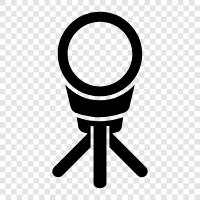 eyepiece, magnification, optics, telescope mount icon svg