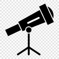 eyepiece, lens, astronomy, night sky icon svg