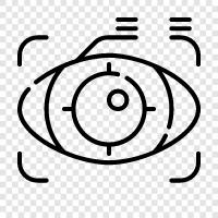 eyes, recognition, human eye, vision icon svg