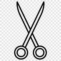 fabric, fabric scissors, fabric cutting scissors, fabric shears icon svg