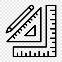 fabric ruler, pattern ruler, hem ruler, tailor's ruler icon svg