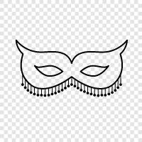 face, cosmetic, beauty, disguise icon svg