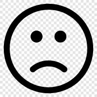 face, expression, unhappy, unhappy face icon svg