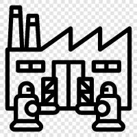 Fabrikautomatisierung, Fabrikautomatisierungssoftware, Fabrikautomatisierungssysteme, Fabrikautomatisierungstechnik symbol