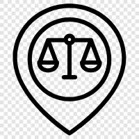 fairness, impartiality, law, order icon svg