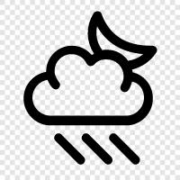 Falling Rain, Melbourne, Australia, Melbourne rain icon svg