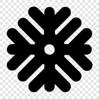 falling snow, snowflakes, snow, flakes icon svg