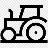 farm, tractortrailer, farm equipment, equipment icon svg