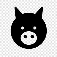 farm, pork, bacon, ham icon svg