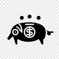 Farm, Animal, Farm Animal, Swine icon svg