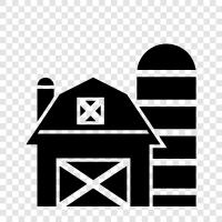 Farm, Country, Rural, Agricultural icon svg