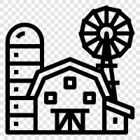 farming, agriculture, crops, livestock icon svg