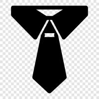 fashion, accessory, men s, tie icon svg