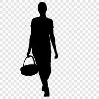 Mode Frau, Frau einkaufen, Frauen s shopping, Frauen s shopping Mall symbol