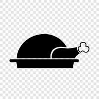 fastest chicken, cooking chicken, how to cook chicken, roasting chicken icon svg