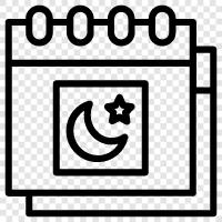 fasting, Quran, Islamic, holy icon svg