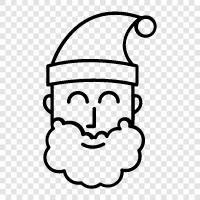 father s day, christmas, holiday, father christmas icon svg