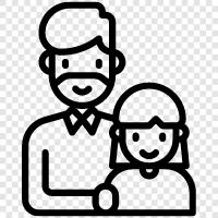 fatherhood, father figure, fatherly, fathers icon svg