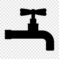 faucet, shower, bathroom, sink icon svg