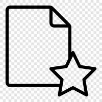 favorite document, favorite document to read, favorite document to write icon svg