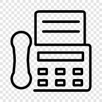 Fax, Faxing, Faxing Machine, Fax Machine icon svg