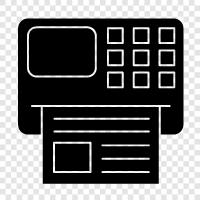 fax machine, fax cover sheet, fax form, fax document icon svg