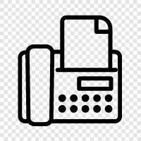 fax machine, fax service, faxes, faxing icon svg