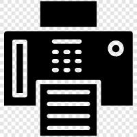 fax machine, fax cover sheet, fax document, faxing icon svg