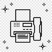 fax machine, fax software, fax service, fax machine repair icon svg