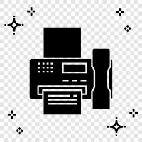 fax machine, fax cover sheet, faxing, fax cover sheet template icon svg