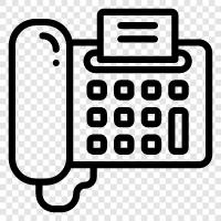 fax machine, fax paper, fax service, fax software icon svg